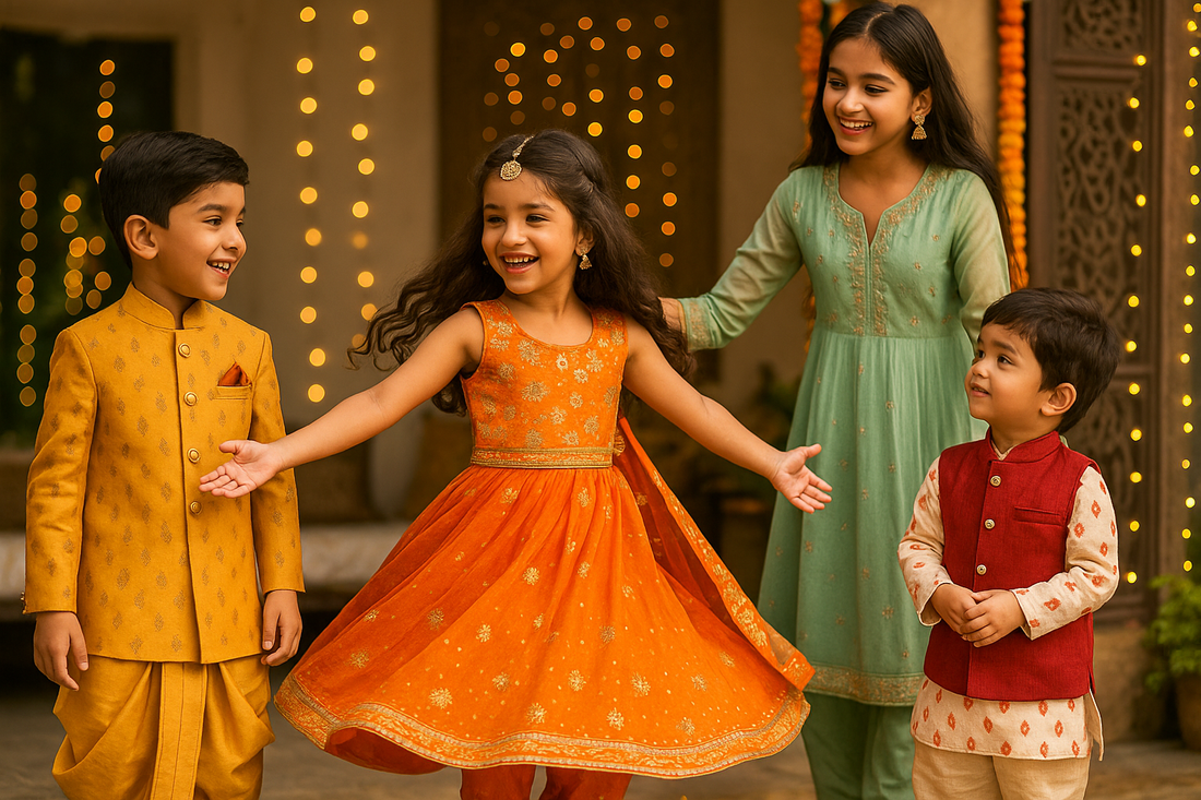 👗 India's Most Adorable Kidswear – Traditional, Trendy & Totally Comfortable!